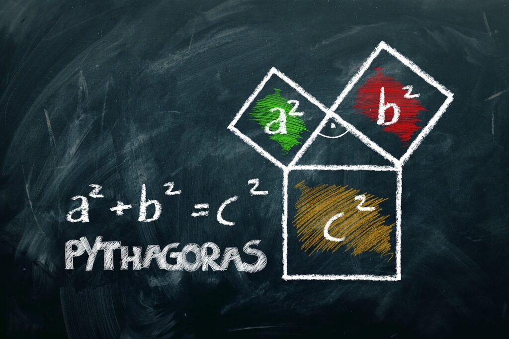 pythagorean theorem, mathematics, black board-5974278.jpg